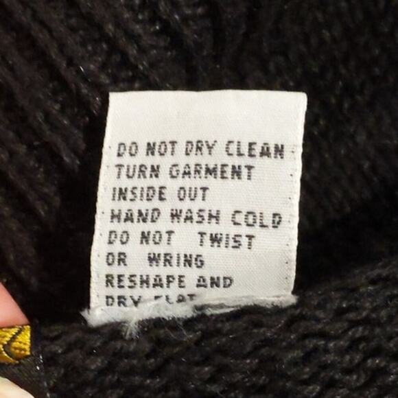 VTG 90s Floral Beaded V Neck Button Front Cardigan Sweater Cottagecore Grandma L - Picture 8 of 10